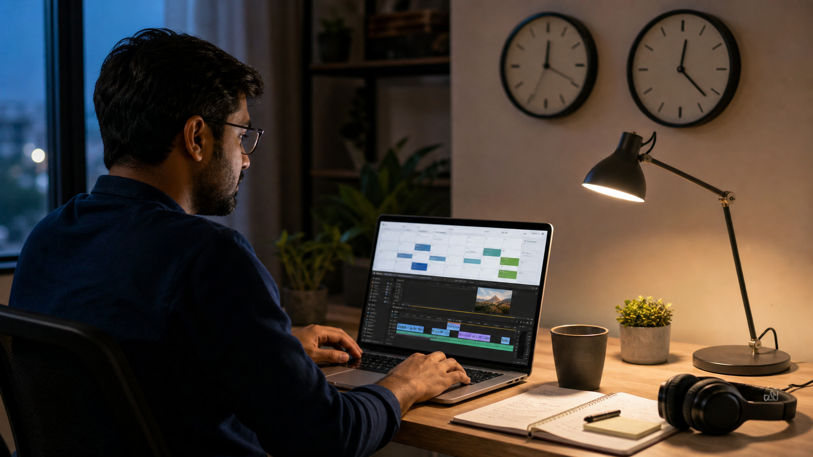 US and Pakistan timezone workflow for outsourced video editing