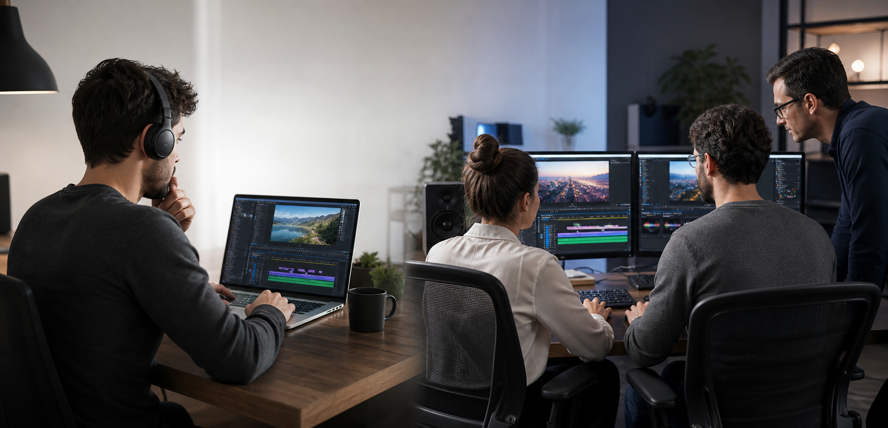 Video editing agency vs freelancer comparison workspace for hiring decisions